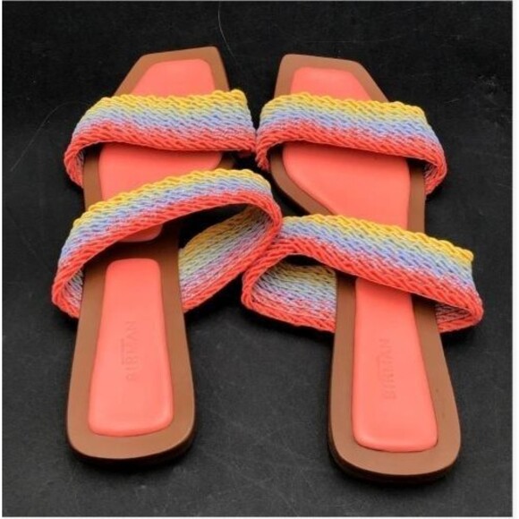 Alexandre Birman Colorful Georgia Flat Sandals Sz 6 EU36 Beach Resort Boho Braid - Picture 4 of 7